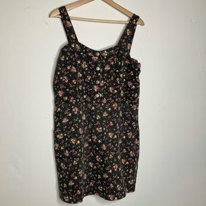 EUC Floral Denim Dress